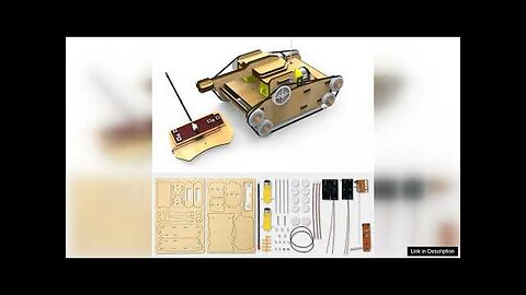 Wooden Remote Control Tank Assembly Kit DIY Set Children's Science Discovery Experiment Review