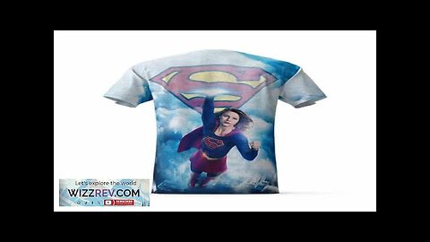 Cool Supergirl Kara Danvers Flying Superheroine Blue T-Shirt Review