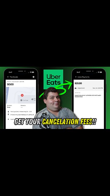 How to Get Your Cancelation Fees on UberEats!! - EVERYTHING You MUST Know!!