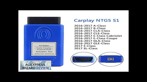 NEW NTG5S1 CarPlay For Apple/Android OBD2 Auto Activation Tool NTG5 S1 CarPlay Review