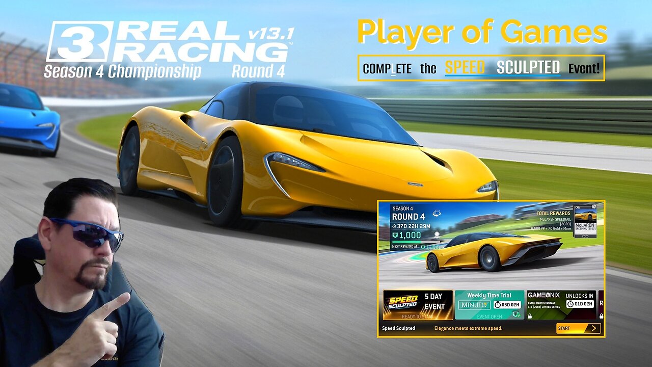 Player of Games: Real Racing 3 Update 13.1: COMPLETE the SPEED SCULPTED Event!???