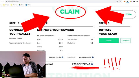 FREE MONEY!?!? How To Claim Your Free OpenDAO Airdrop