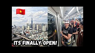 Saigon Metro Is Open! Over A Decade In The Making 🇻🇳