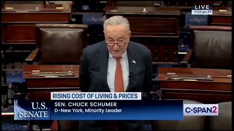 LOL Chuck Schumer Calls Biden's Inflation Trumpflation