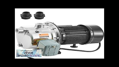 VEVOR 1HP SUS304 Stainless Steel Shallow Well Jet Pump 115 Volt 18.5 Review