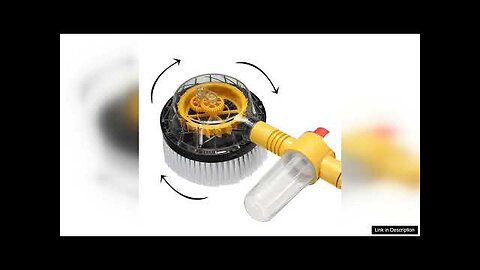 Automatic Rotate Switch Car Wash Brush Spray Water Flow Foam Brusher High-pressure Review