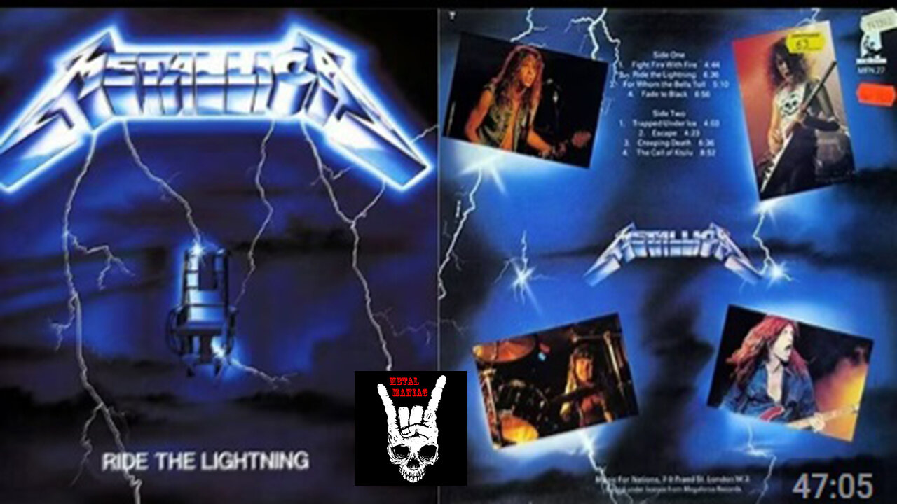 Metallica - Ride The Lightning 1984 - Full Album