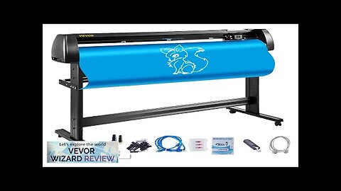 VEVOR Vinyl Cutter Machine 53 Inch Vinyl Cutter 1350mm Plotter Cutter LCD Review