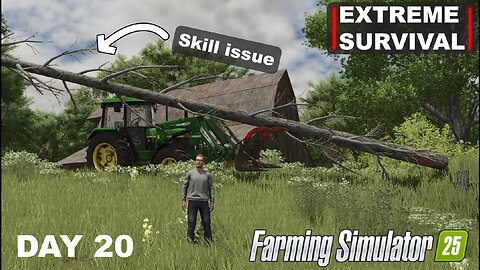 EXTREME SURVIVAL | Biggest Profit So Far?! Moving In Right Direction | FS25 - DAY 20