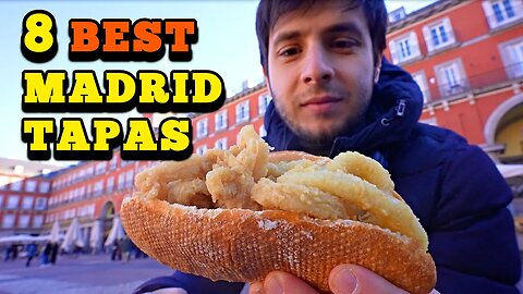 8 MUST TRY Madrid Tapas! 🇪🇸 Spanish Food Tour