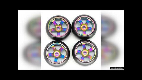 4PCS Drift Tires Wheels Metal Rims for Wltoys Mini-Q 1/28 K969 K989 Review