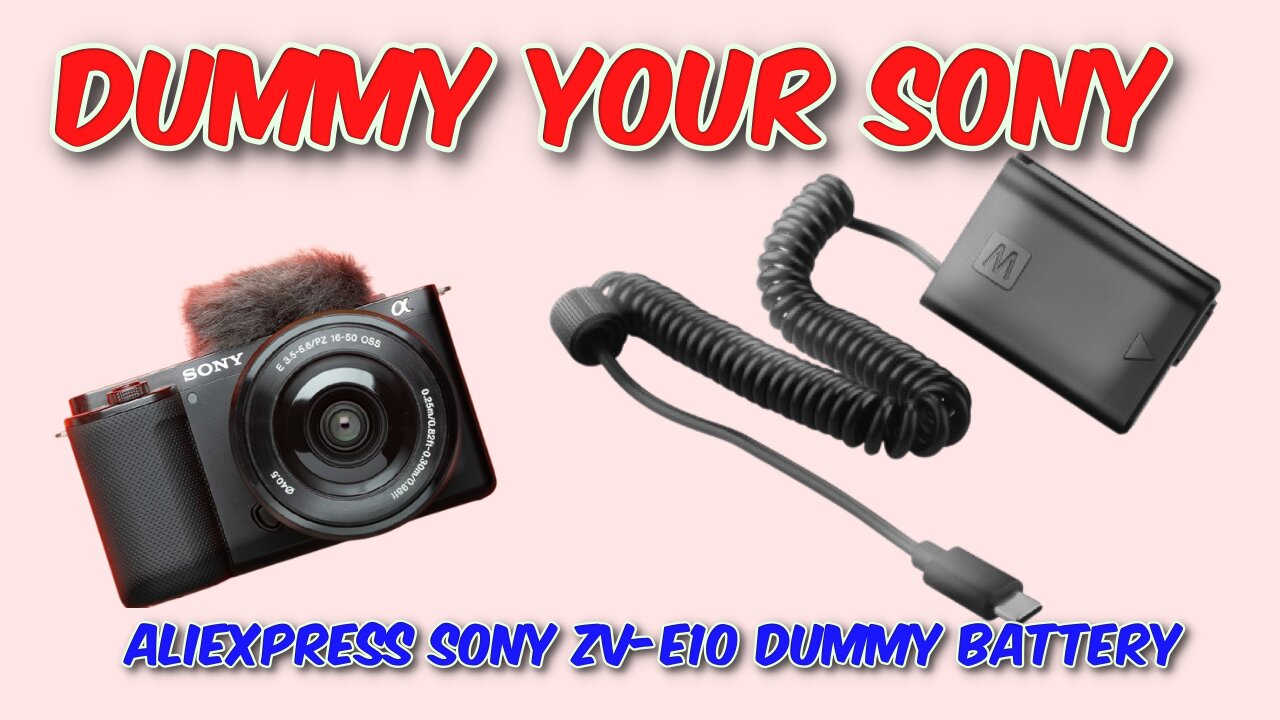 AliExpress Dummy Battery for Sony ZV-E10 Review