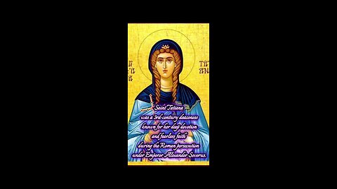 Saint Tatiana of Rome – The Courageous Martyr of Christ