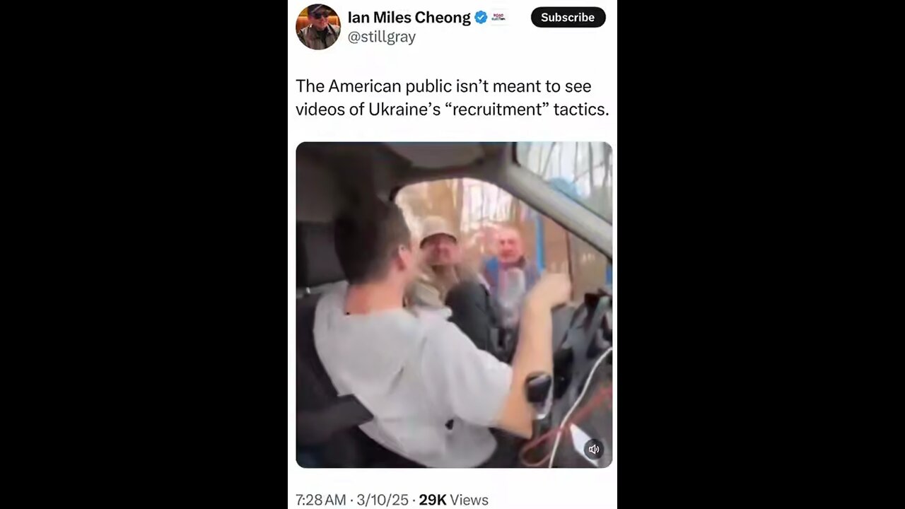 Another example of forced military service in Ukraine