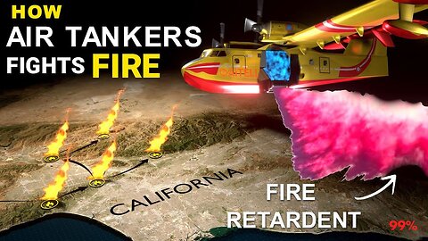 Epic Air Tanker Firefight: How Cal Fire's Aircraft Battle Blazing Wildfires