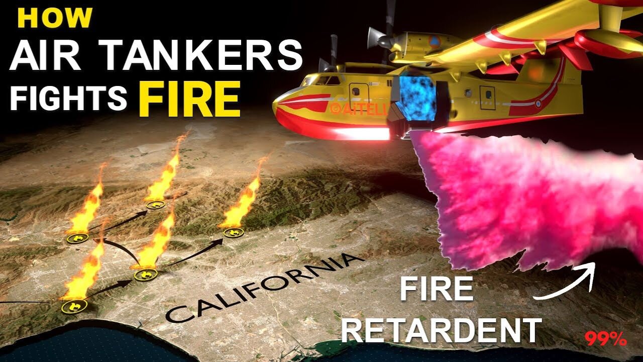 Epic Air Tanker Firefight: How Cal Fire's Aircraft Battle Blazing Wildfires