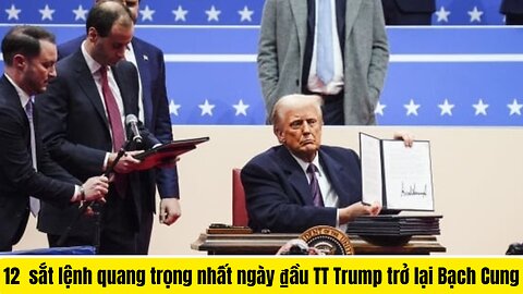 Tin Tổng Hợp 21/1/2025 12 ₫iểm Quang Trọng TT Trump Ký Ngày ₫ầu Trở Lại Bạch Cung.