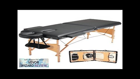 VEVOR Portable Massage Table 28" W 2 Folding Lightweight Massage Table 8-Level Review