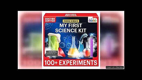 Doctor Jupiter My First Science Kit for Kids Ages 4-5-6-7-8 Birthday Gift Review