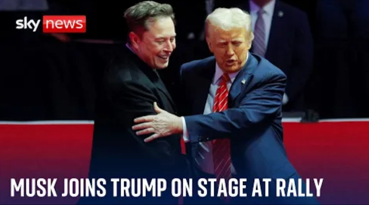 Donald Trump invites Elon Musk on stage at MAGA rally