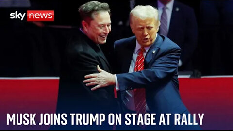 Donald Trump invites Elon Musk on stage at MAGA rally