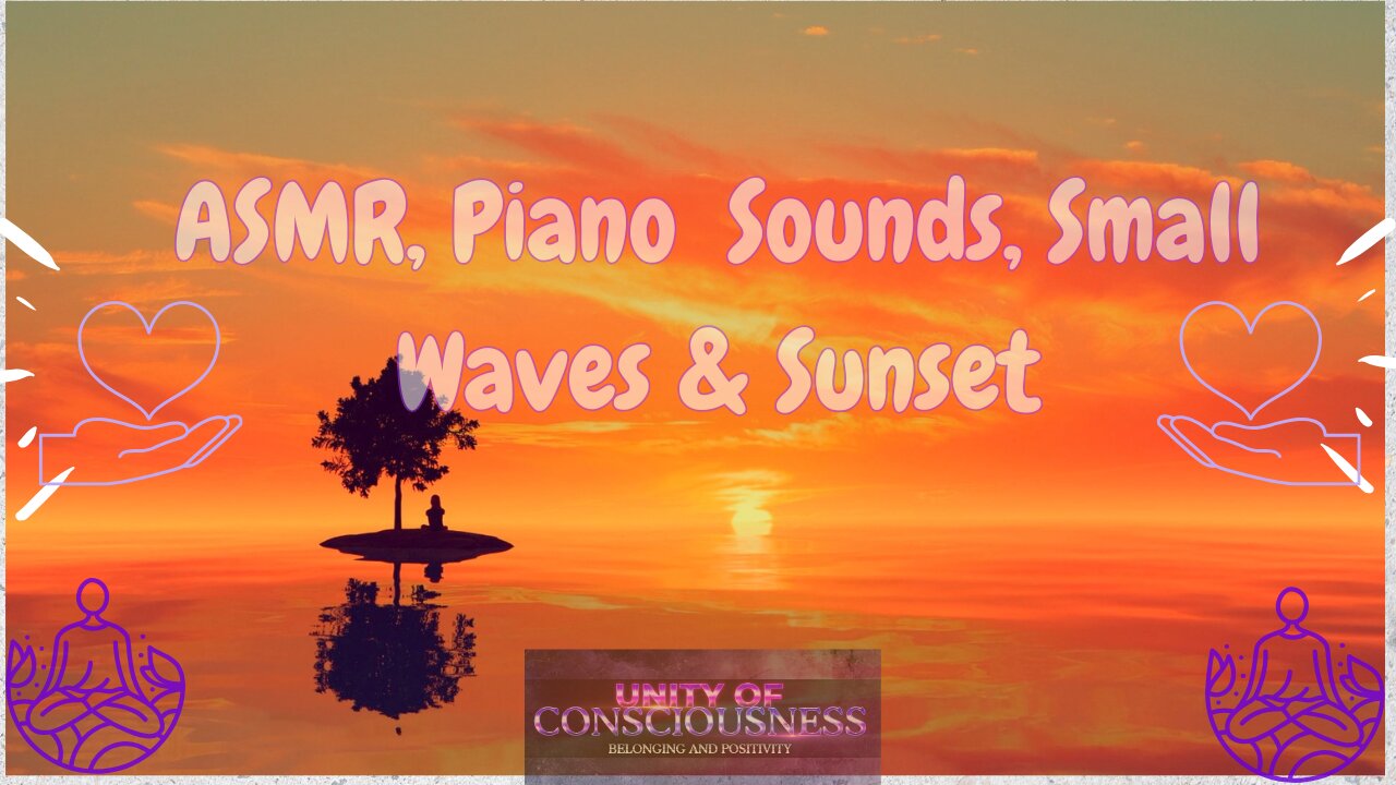 ASMR, Piano Magical Sounds, Small Waves, Nature's White Noise, Fall Fast Asleep