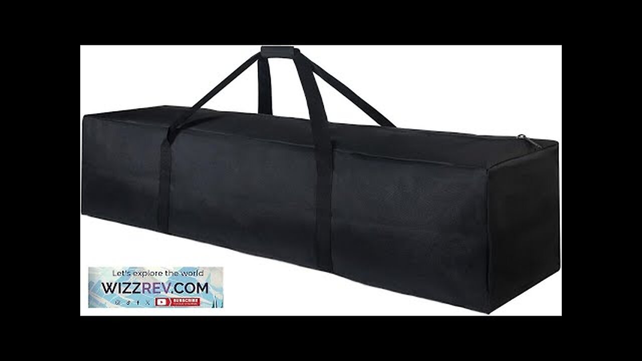 TOPDesign 46 Inch Extra Large Zippered Duffel Bag for Travel Camping Sports Review