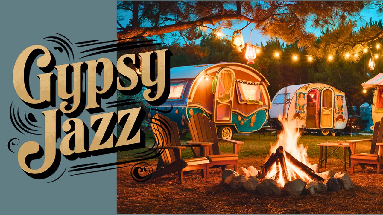 Relaxing Gypsy Jazz for a Cozy Night Outdoors! 🎻🌙 Boho Campfire Jam