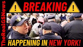 "TOTAL CHAOS" ⚠️ It's going down in NEW YORK - Gov had to LEAVE the Area