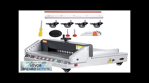 VEVOR Electric Paper Cutter 0-330 Cutting Width Electric Paper Trimmer 40mm Cutting Review