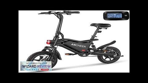 ANCHEER 14" Folding Electric Bike for Adults 22MPH Ebike with 350W Motor Peak Review