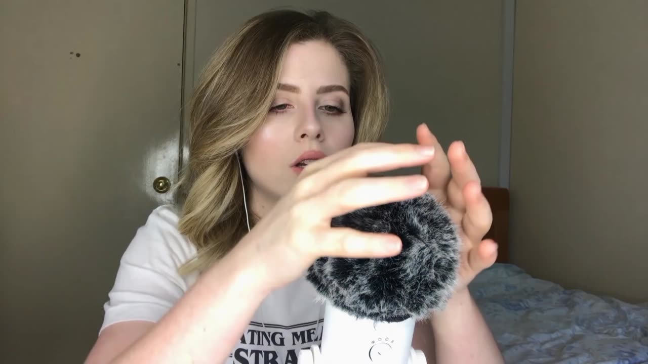 Relaxing ASMR Sleepy Whispers with Fluffy Mic & Makeup Vibes 💕 Perfect for Sleep & Relaxation