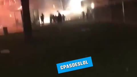 In Strasbourg, youth gangs are attacking police using fireworks as weapons.