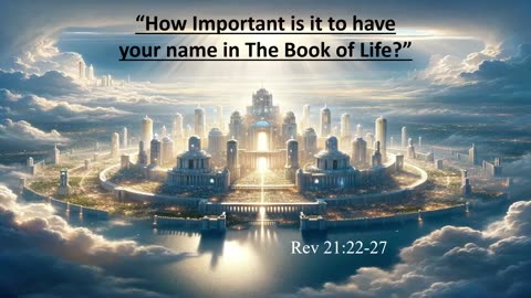 Is your name in the Book of Life?