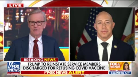 President Donald J. Trump brings back over 8,000 military members who were fired for not receiving the Covid vaccine.