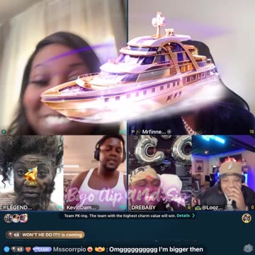 TomiKay shows the people how her vibration plate works #bigoclipandsip