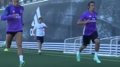 CR7 morning Training