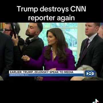 Trump destroys CNN reporter again