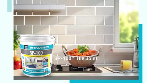 Fill your kitchen tile joints with SP-100 ™️ grout.