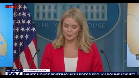 White House press briefing with Karoline Leavitt