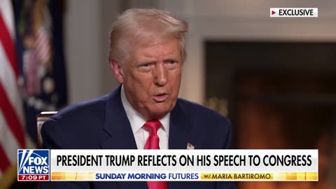 Trump speaks on pausing some tariffs on Mexico and Canada.