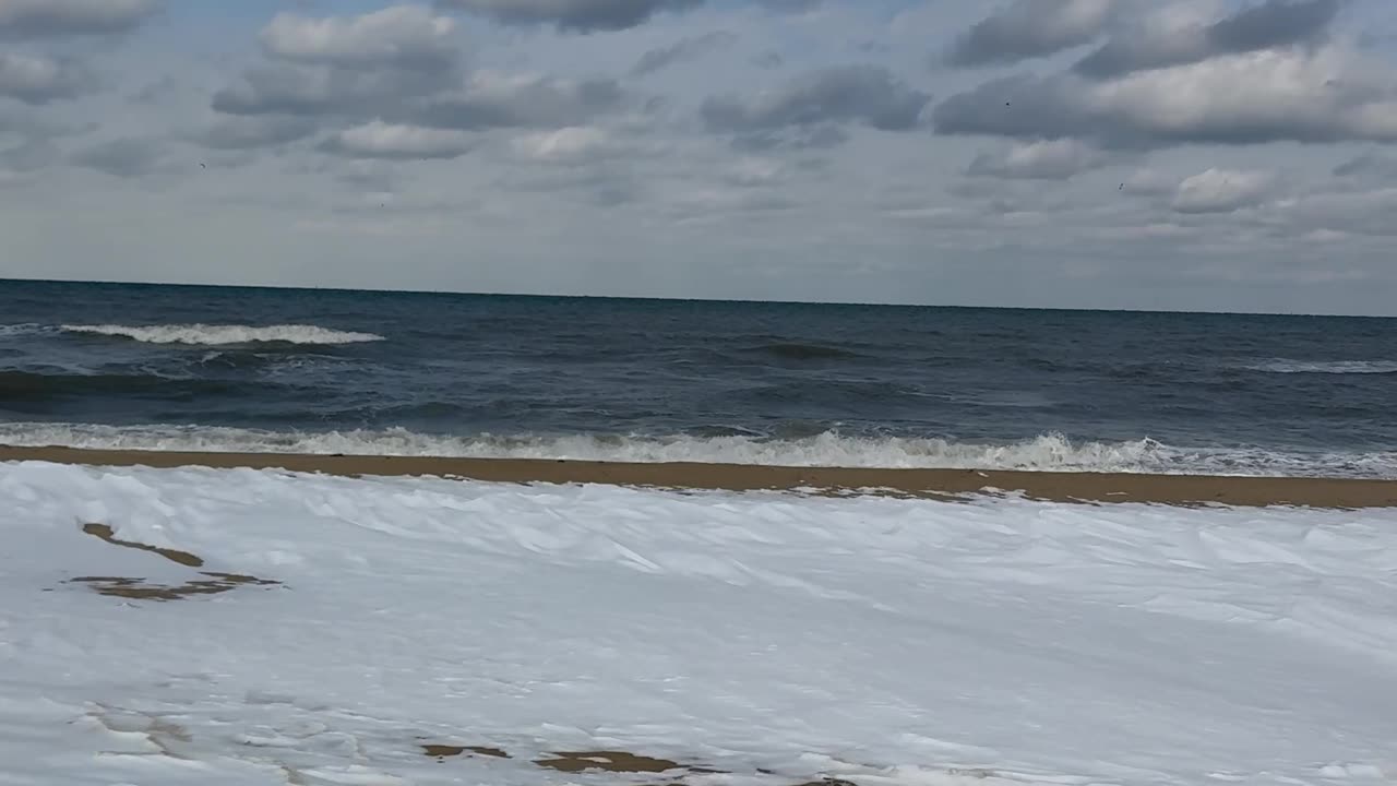 Snow On Virginia Beach