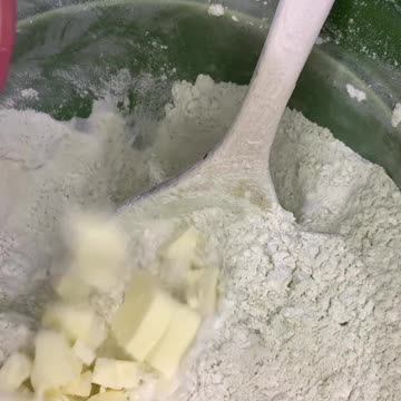 Testing Matcha Almond Scones