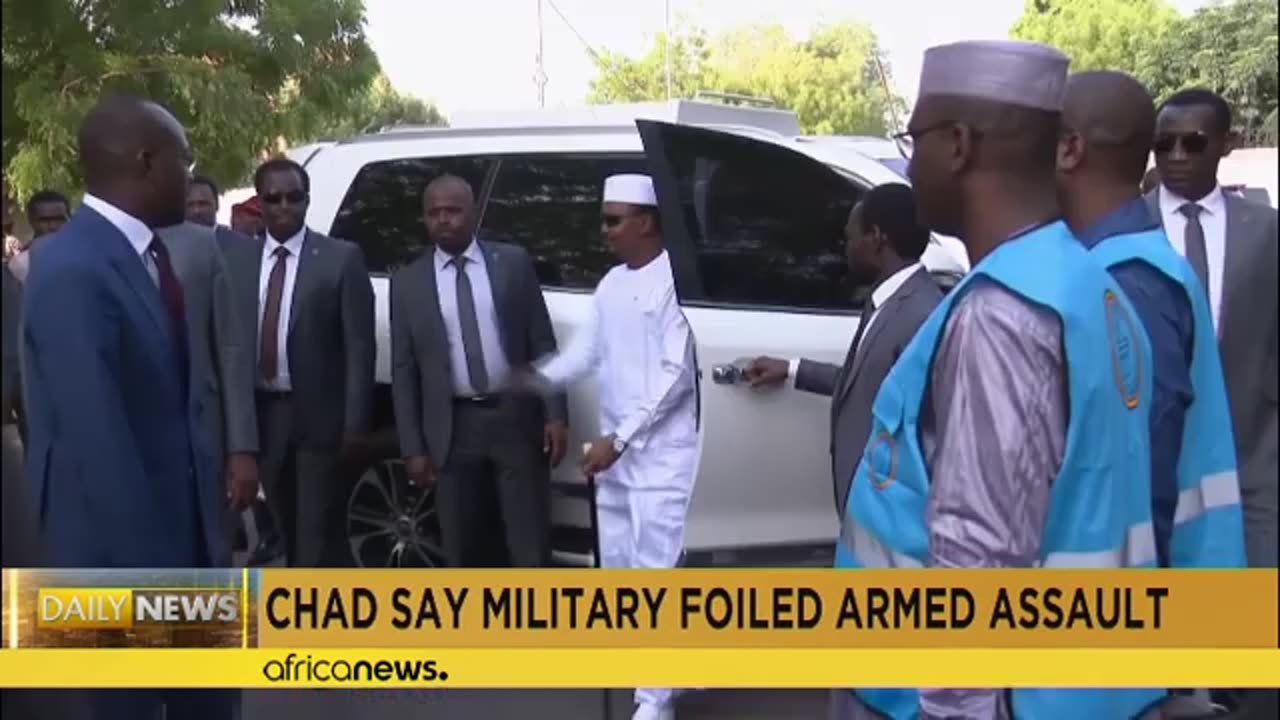 19 dead during an attack on the residence of the president of Chad, Mahamat Deby