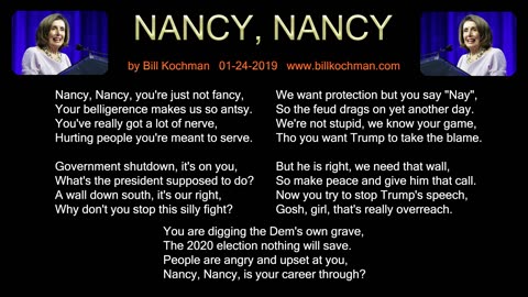 NANCY, NANCY -- an original song by Bill Kochman.