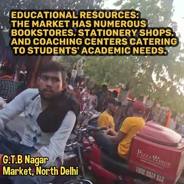 🌆 Exploring the vibrant market area of GTB Nagar, North Delhi 🛍️#MarketVibes