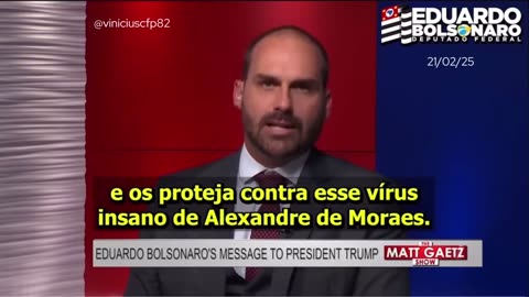 Eduardo Bolsonaro @BolsonaroSP mostrando para o mundo o que está acontecendo no Brasil. Notem como o jornalista americano vai se assustando ao longo da entrevista.