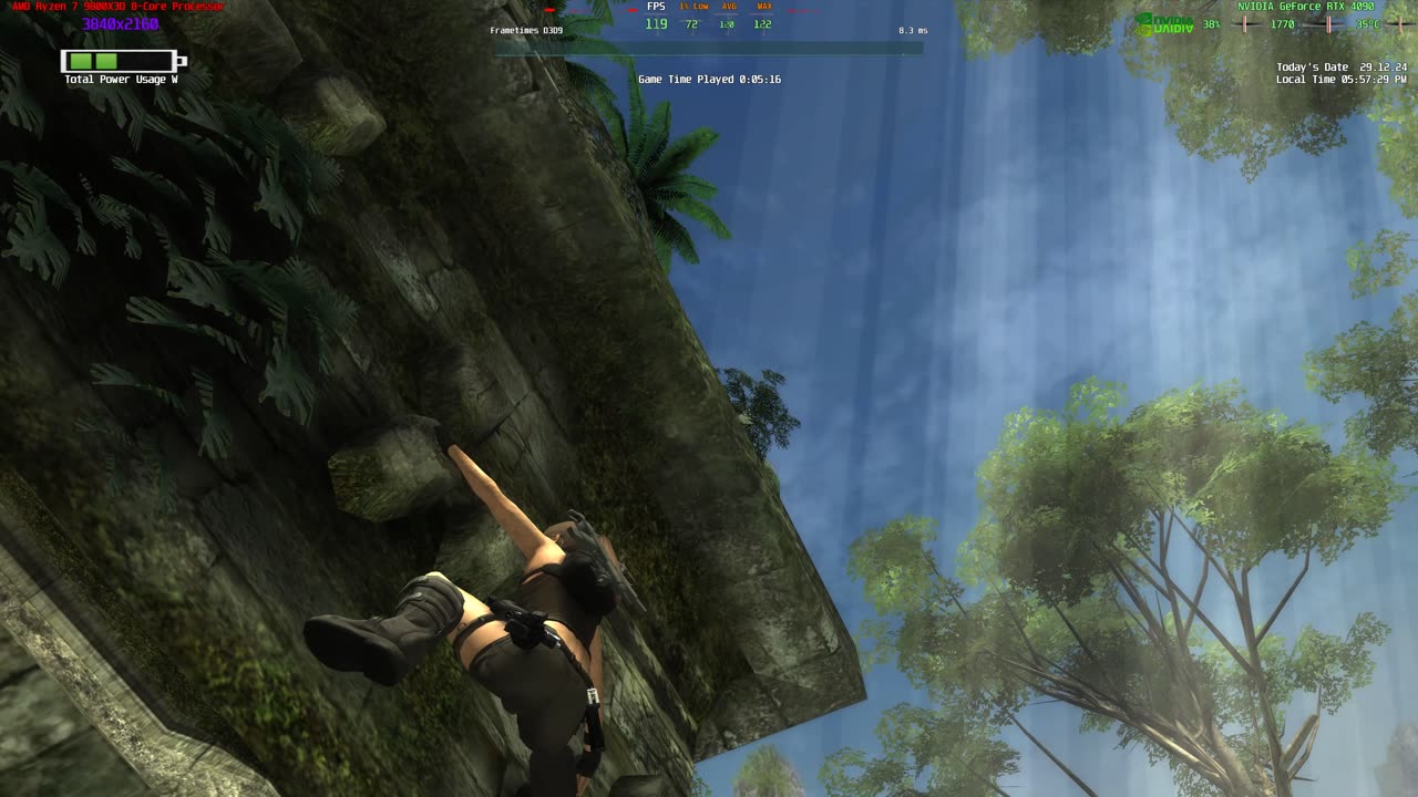 Tomb Raider Underworld 4K PC Gameplay Sony Bravia 9 Rtx 4090 AMD 9800x3d