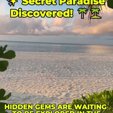 🌴 Secret Paradise in the Philippines! 🏝️✨
