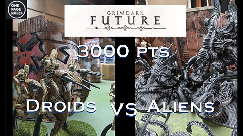 Grimdark Future: Droids vs Aliens 3000 pts